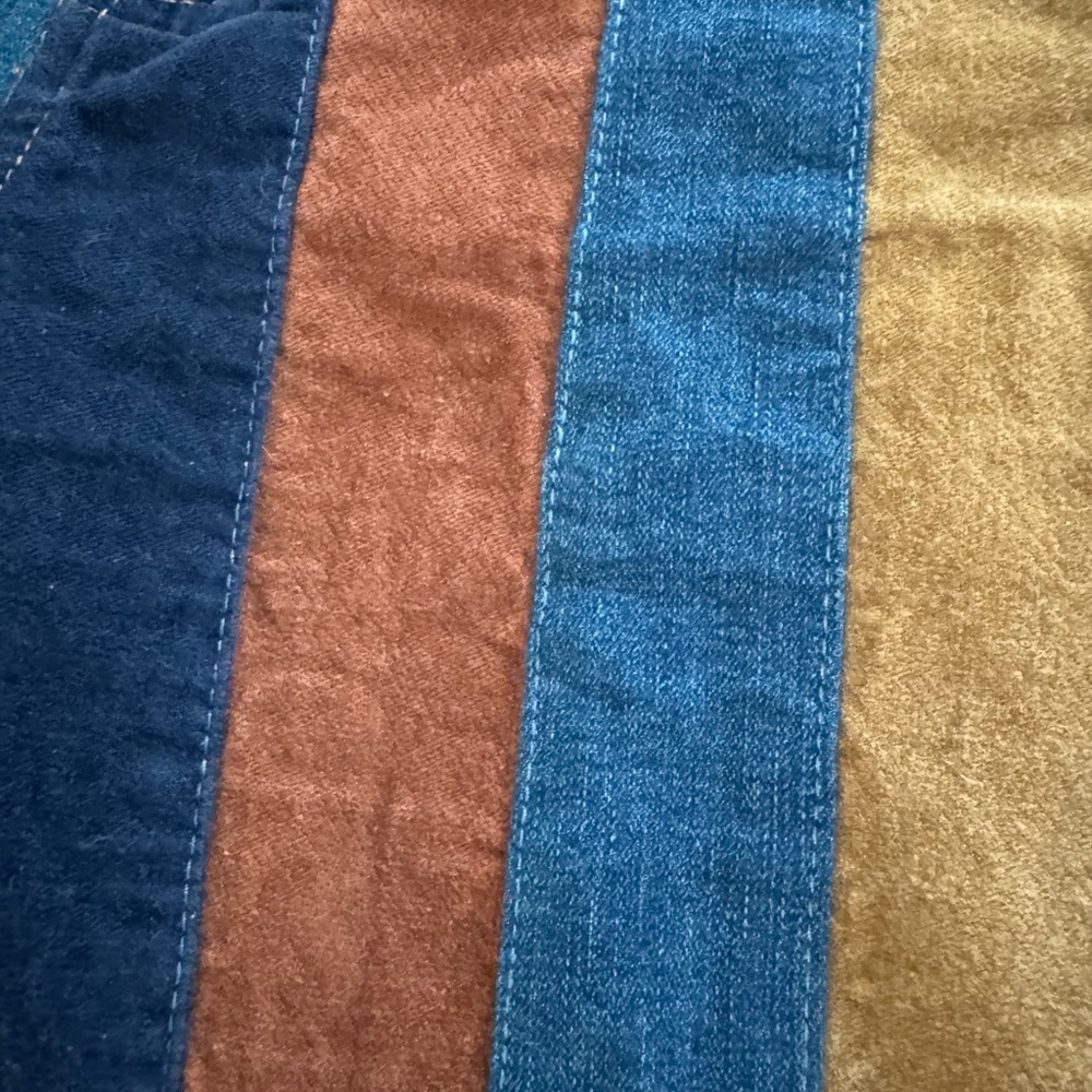 West of Melrose Striped Corduroy Flare Jeans - Picture 6 of 8
